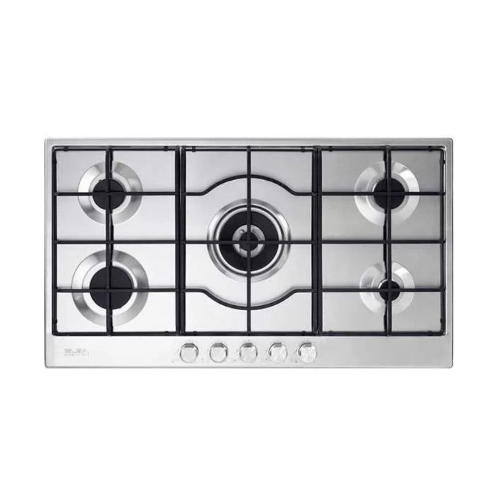 Elba Built-in Gas Hob 5 Burners 90 cm Stainless Steel