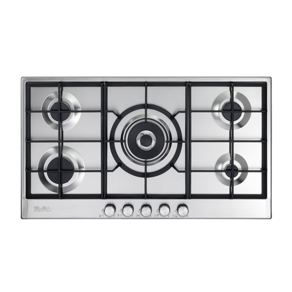 Elba Built-in Gas Hob 5 Burners 90 cm Stainless Steel