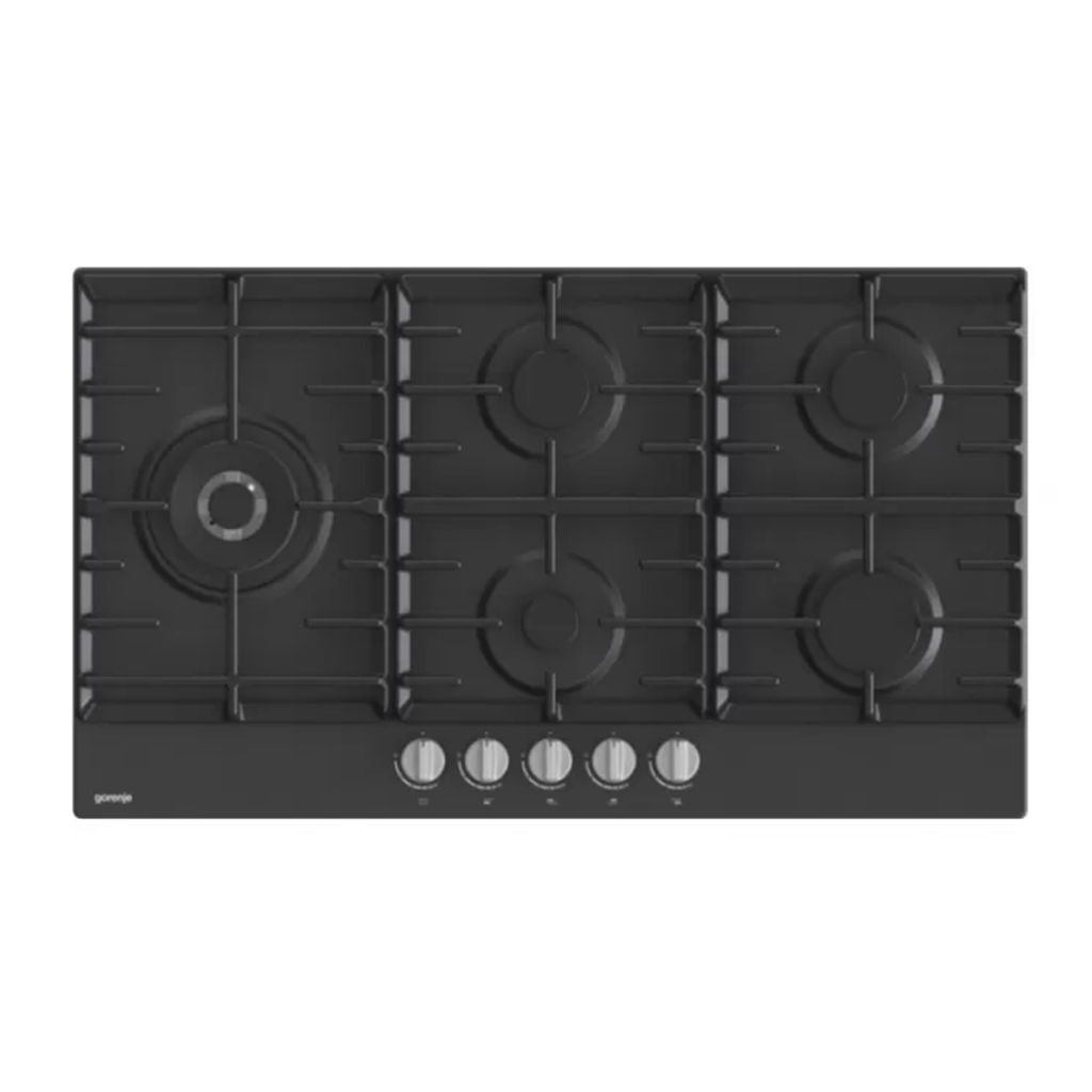 Gorenje Built-in Gas Hob 5 Burners 90 cm Black