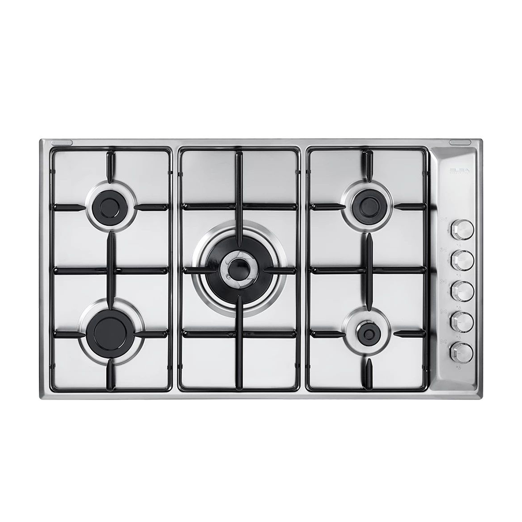 Elba Built-in Gas Hob 5 Burners 90 cm Stainless Steel