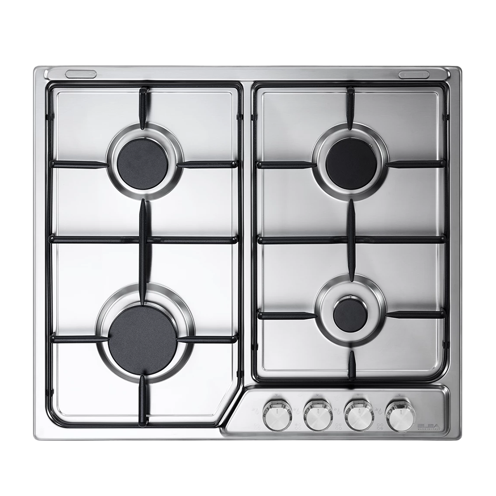 Elba Built-in Gas Hob 4 Burners 60 cm Stainless Steel