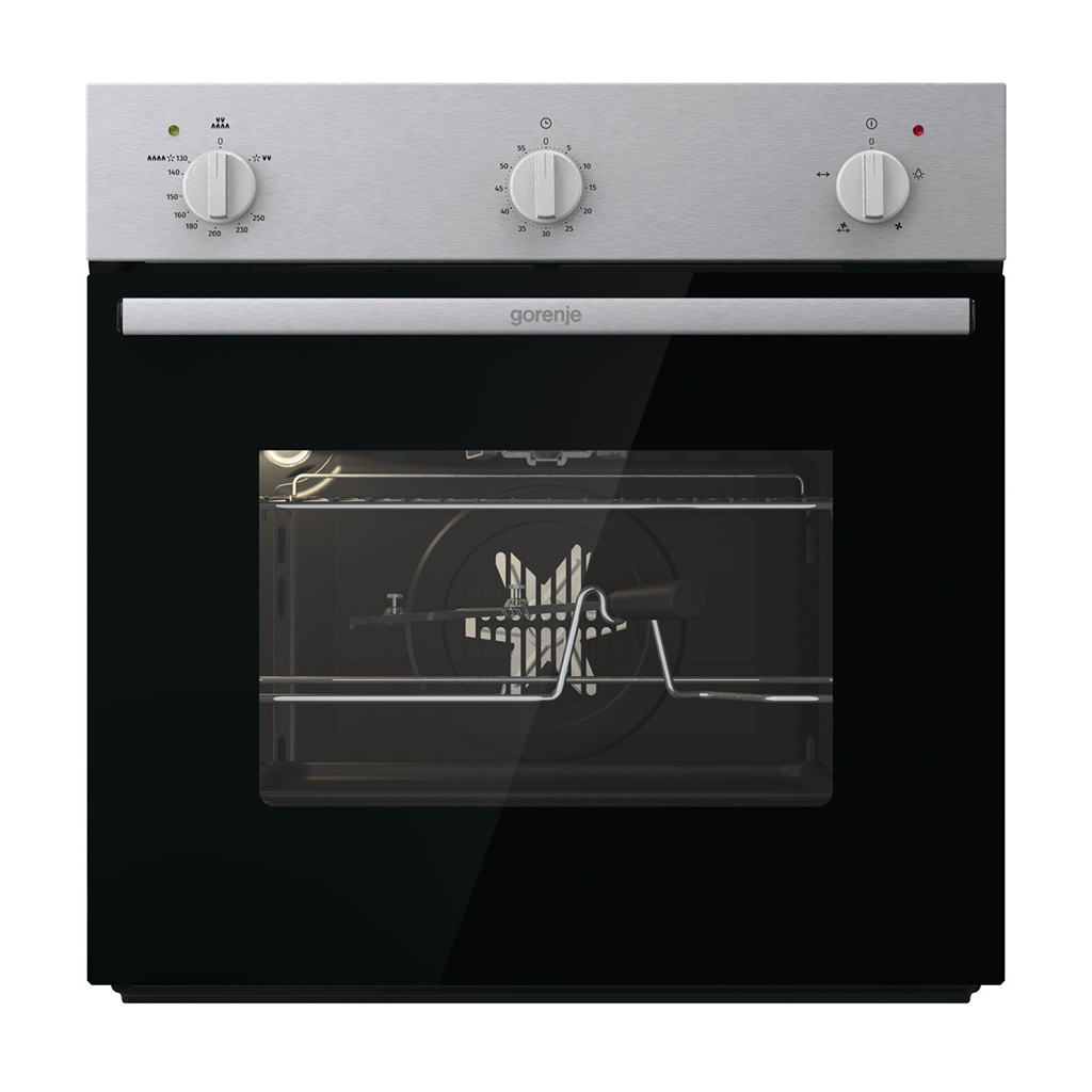 Gorenje Built-in Gas Oven with Grill 60 cm Stainless Steel × Black