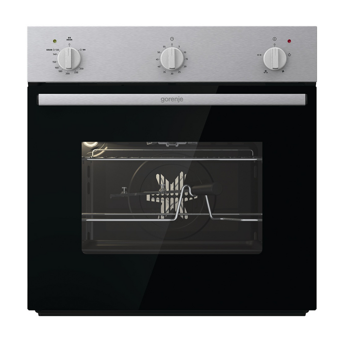 Gorenje Built-in Gas Oven with Grill 60 cm Stainless Steel × Black