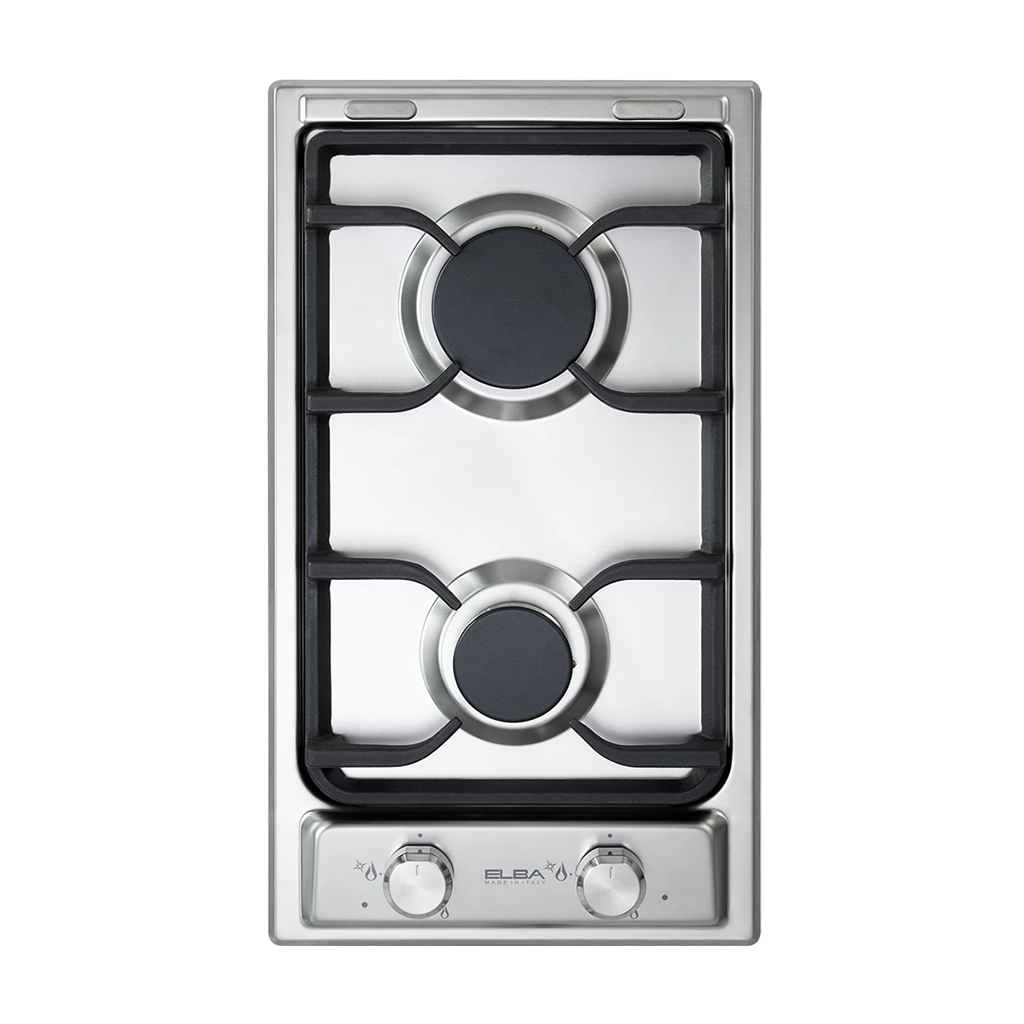 Elba Domino Electric Hob 2 Burners 30 cm Stainless Steel