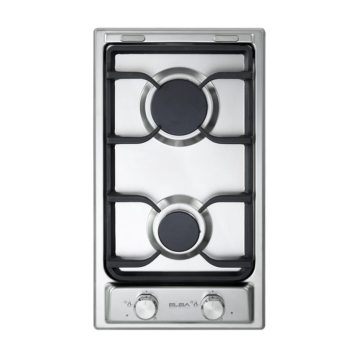 Elba Domino Electric Hob 2 Burners 30 cm Stainless Steel