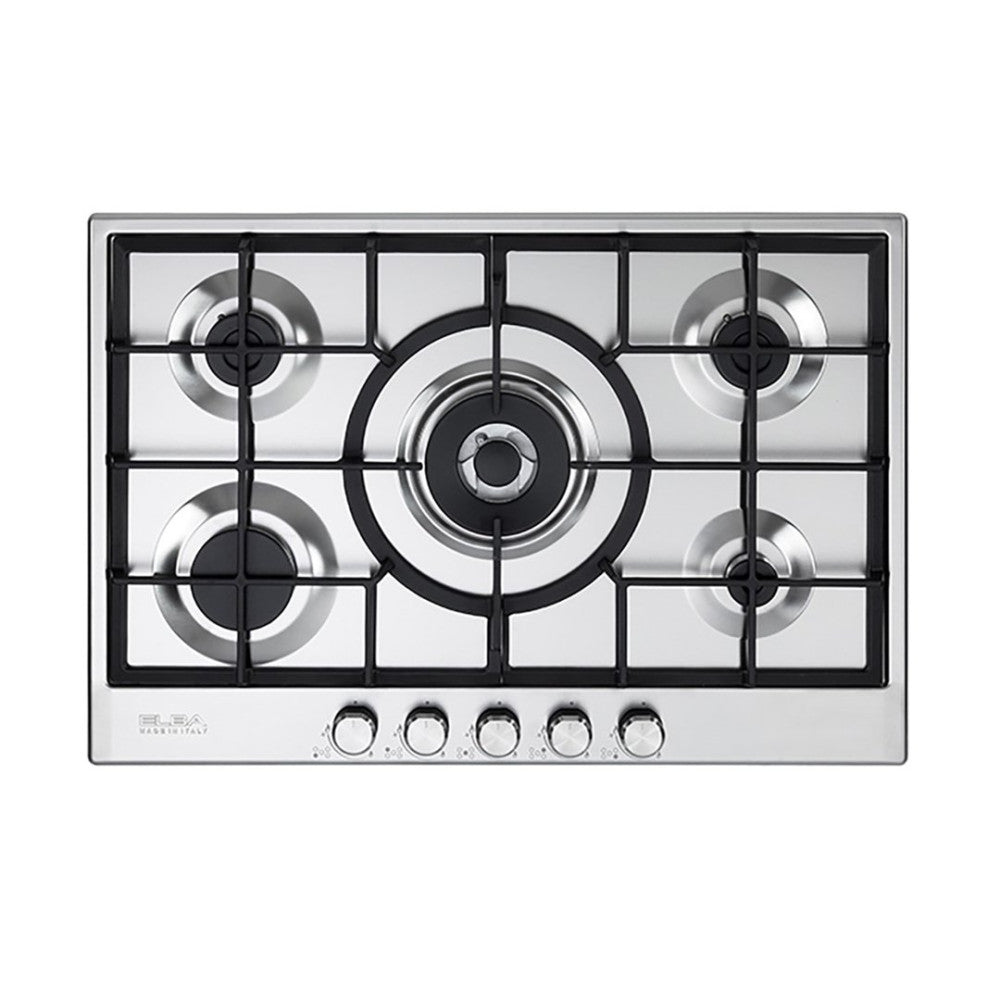 Elba Built-in Gas Hob 5 Burners 75 cm Stainless Steel