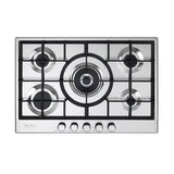 Elba Built-in Gas Hob 5 Burners 75 cm Stainless Steel