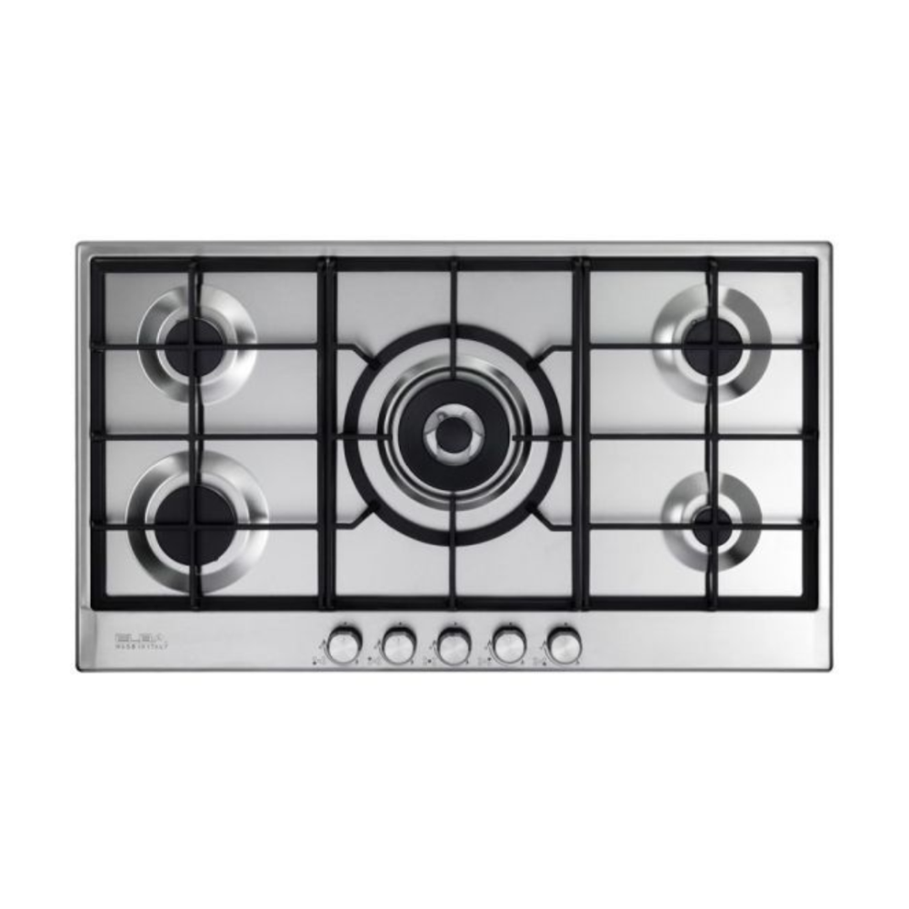 Elba Built-in Gas Hob 5 Burners 90 cm Stainless Steel
