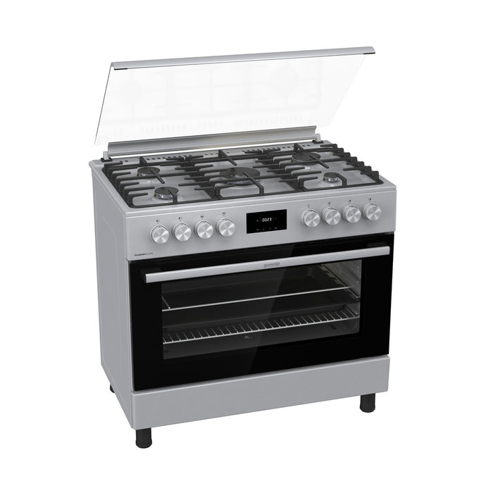 Gorenje Freestanding Gas Cooker with 5 Gas Burner 90 cm Stainless Steel