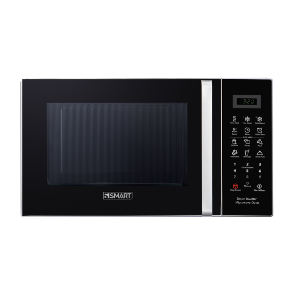 Smart Microwave with Grill 25L Black × Silver
