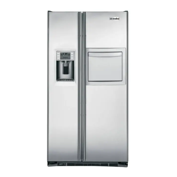 Mabe Side by Side Refrigerator 24 Cu Ft Stainless Steel