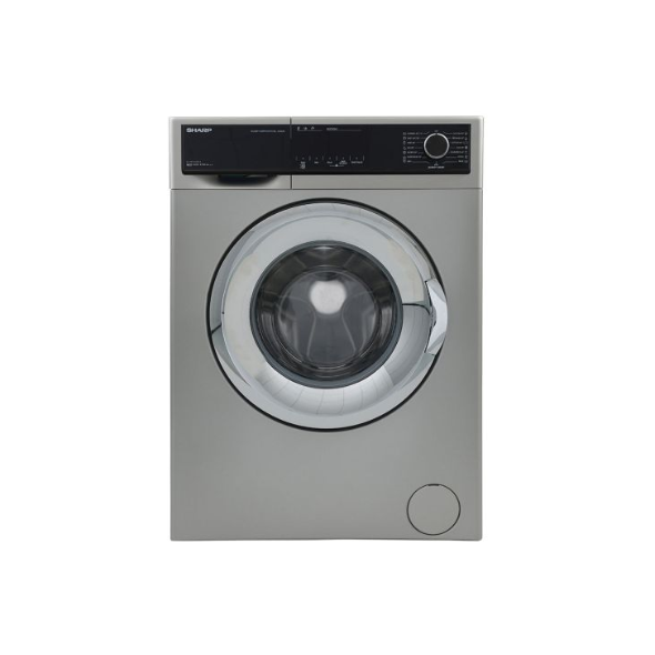 Sharp Front Load Washing Machine 7kg Silver