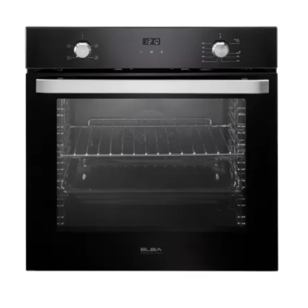 Elba Built in Gas Oven with Gas Grill 60 cm 65 Liters Black
