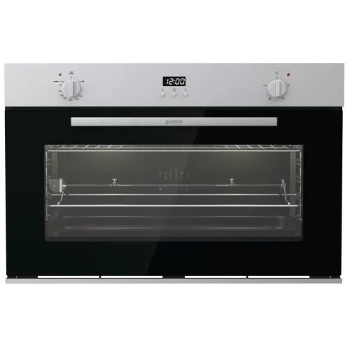 Gorenje Built in Gas Oven with Electric Grill 90 cm 88 Liters Stainless Steel