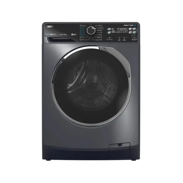 Zanussi Front Load Washing Machine 8kg Black