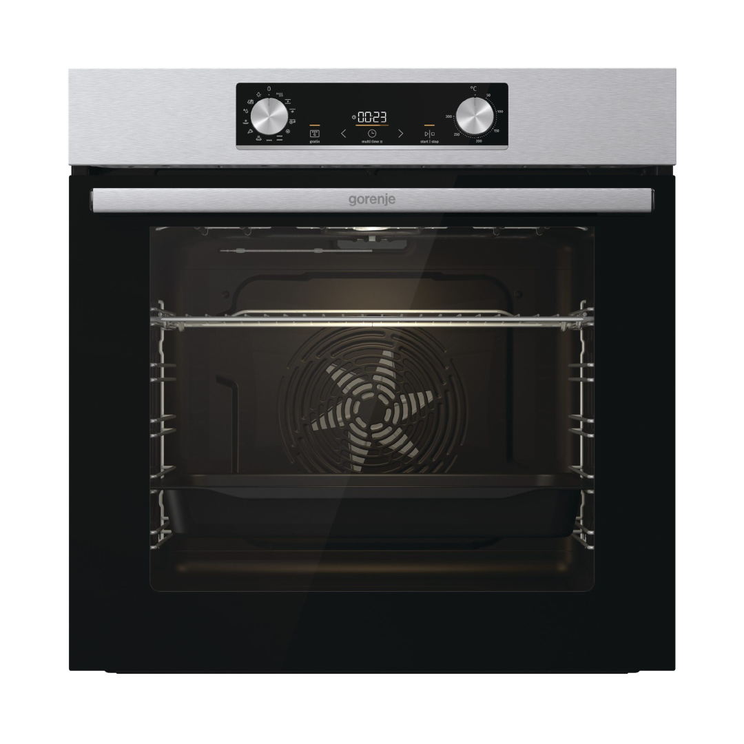 Gorenje Built in Electric Oven with Grill 60 cm 77 Liters Stainless Steel