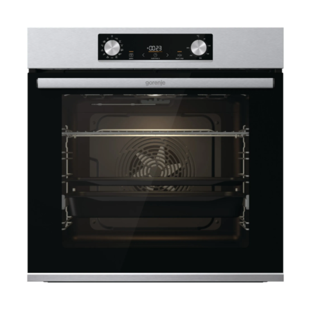Gorenje Built in Electric Oven with Grill 60 cm 77 Liters Stainless Steel