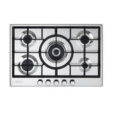 Elba Built-in Gas Hob 5 Burners 75 cm Stainless Steel