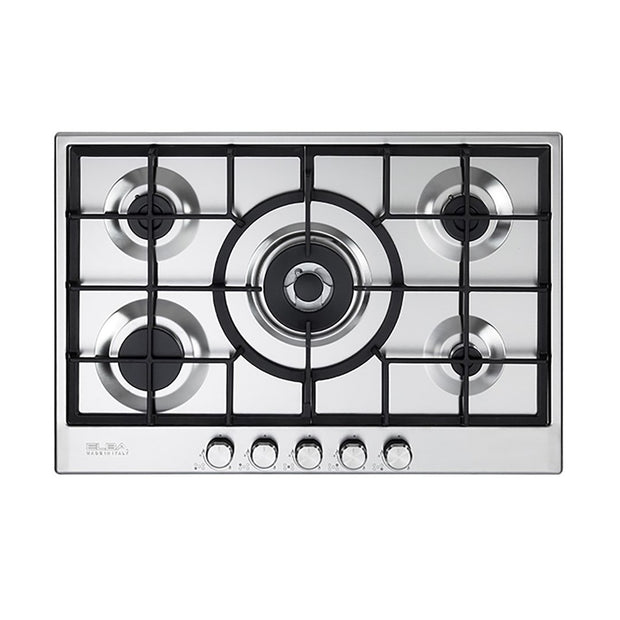 Elba Built-in Gas Hob 5 Burners 75 cm Stainless Steel