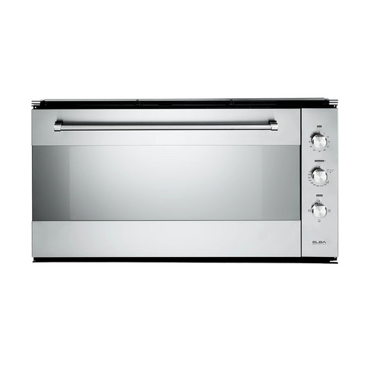 Elba Built in Gas Oven with Gas Grill 90 cm 83 Liters Stainless Steel