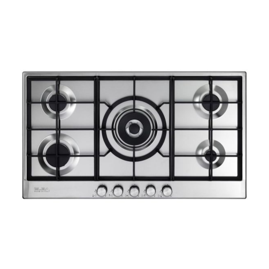 Elba Built-in Gas Hob 5 Burners 90 cm Stainless Steel