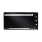 Elba Built in Gas Oven with Gas Grill 90 cm 74 Liters Black