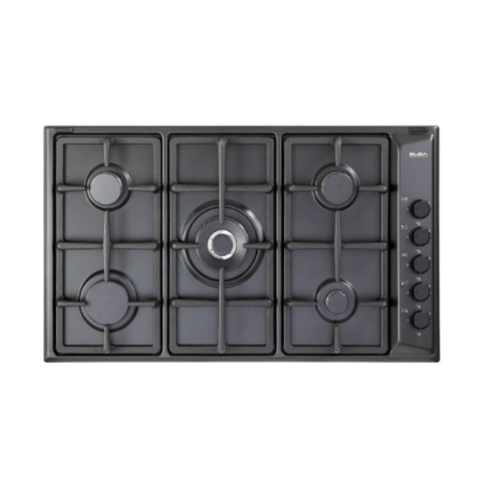 Elba Built-in Gas Hob 5 Burners 90 cm Black
