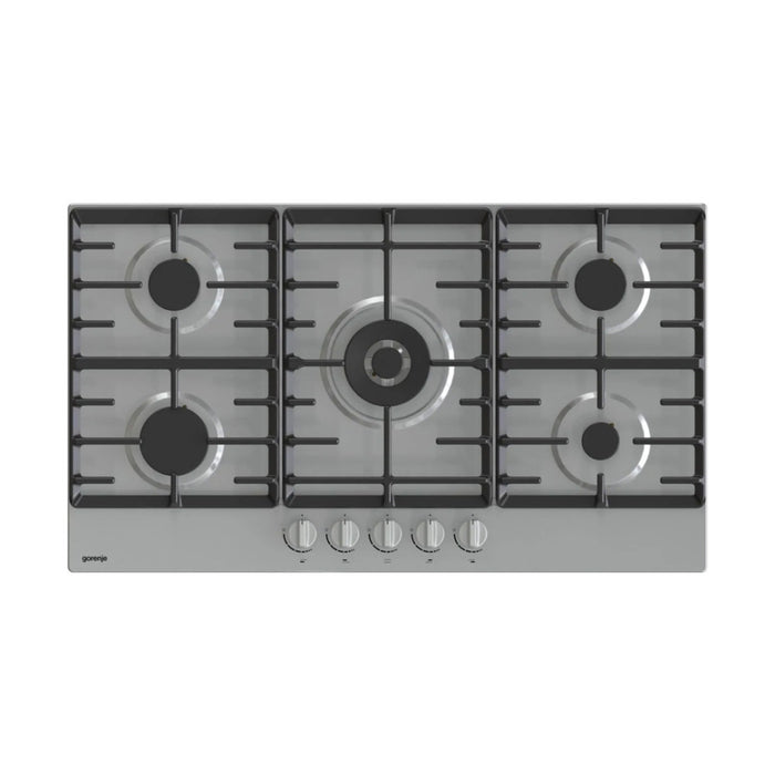 Gorenje Built-in Gas Hob 5 Burners 90 cm Silver