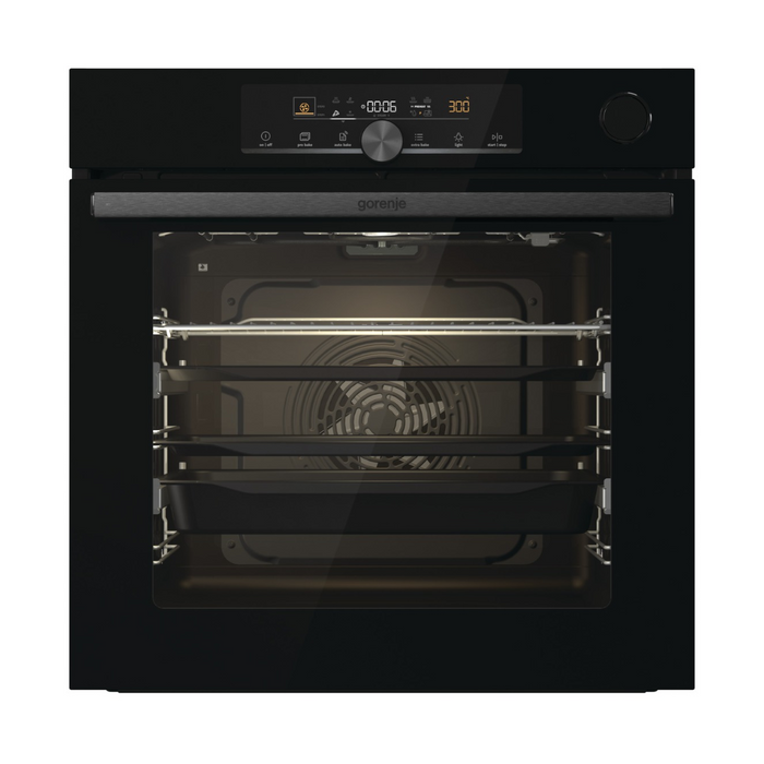 Gorenje Built in Electric Oven with Grill 60 cm 77 Liters Black