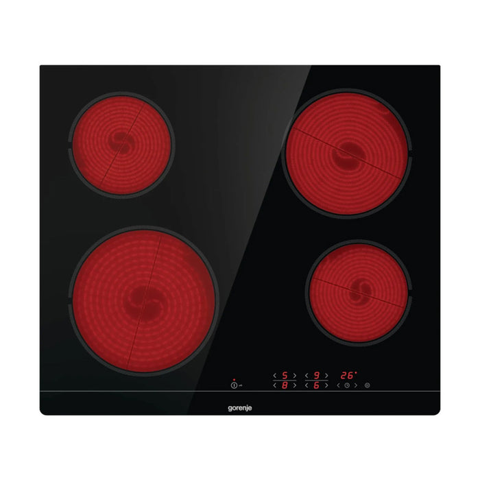 Gorenje Built-in Ceramic Hob 4 Burners 60 cm Black