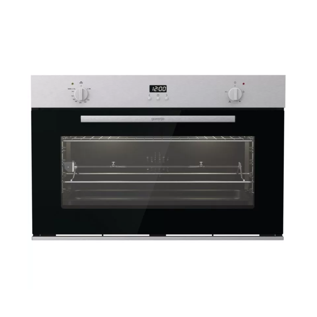 Gorenje Built in Gas Oven with Electric Grill 90 cm 88 Liters Stainless Steel