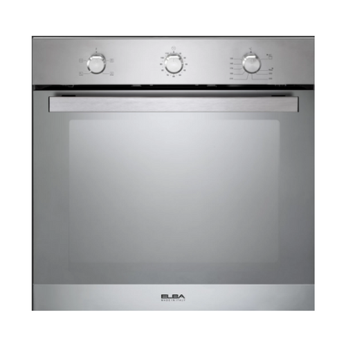 Elba Built in Gas Oven with Gas Grill 60 cm 62 Liters Stainless Steel