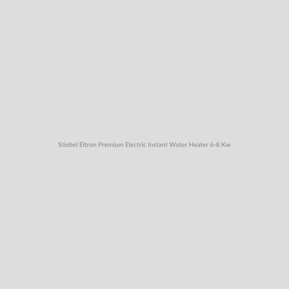 Stiebel Eltron Premium Electric Instant Water Heater 6-8 Kw Dark Gray