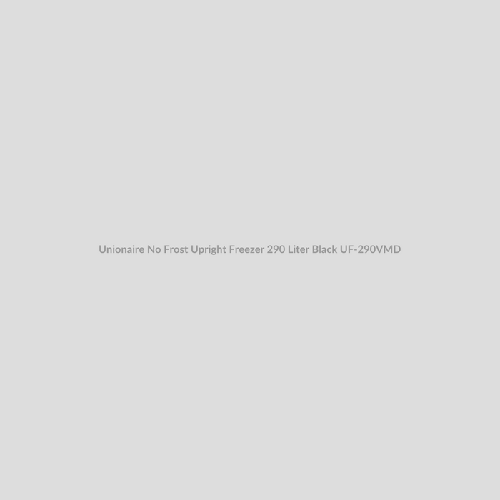 Unionaire No Frost Upright Freezer 290 Liter Black