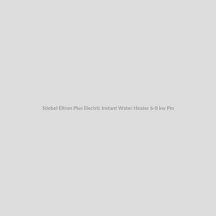 Stiebel Eltron Plus Electric Instant Water Heater 6-8 kw Pink