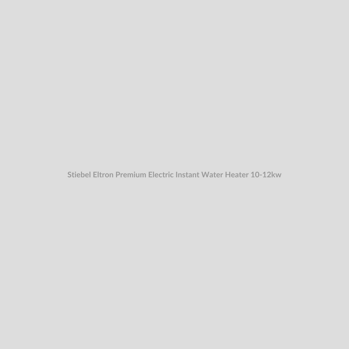 Stiebel Eltron Premium Electric Instant Water Heater 10-12kw Dark Gray