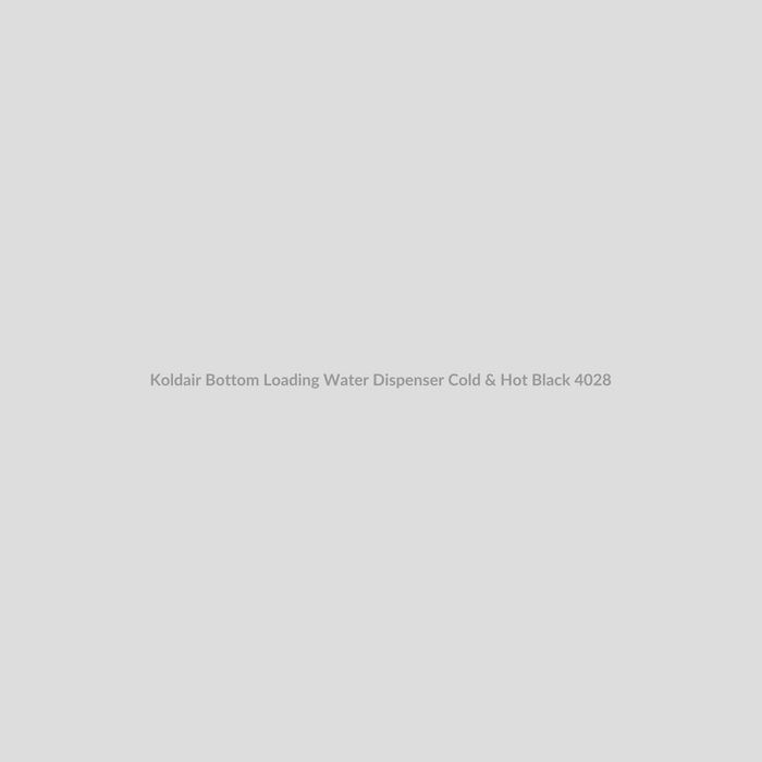 Koldair Bottom Loading Water Dispenser Cold & Hot Black