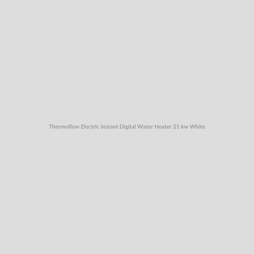 Thermoflow Electric Instant Digital Water Heater 21 kw White