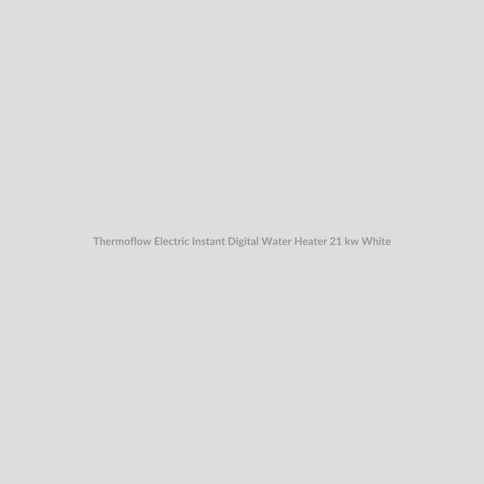 Thermoflow Electric Instant Digital Water Heater 21 kw White
