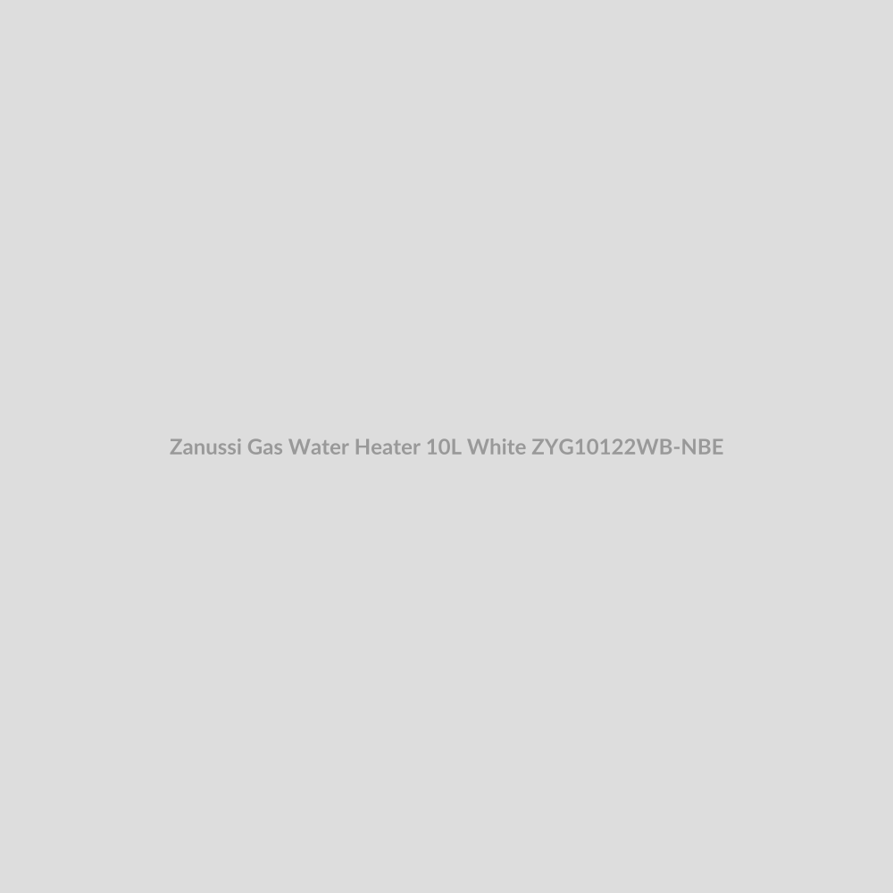 Zanussi Gas Water Heater 10L White