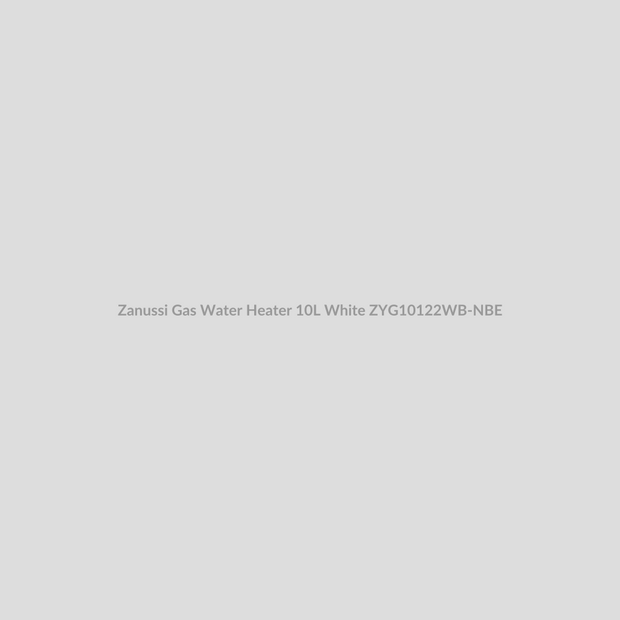 Zanussi Gas Water Heater 10L White