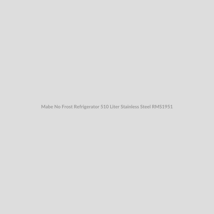 Mabe No Frost Refrigerator 510 Liter Stainless Steel