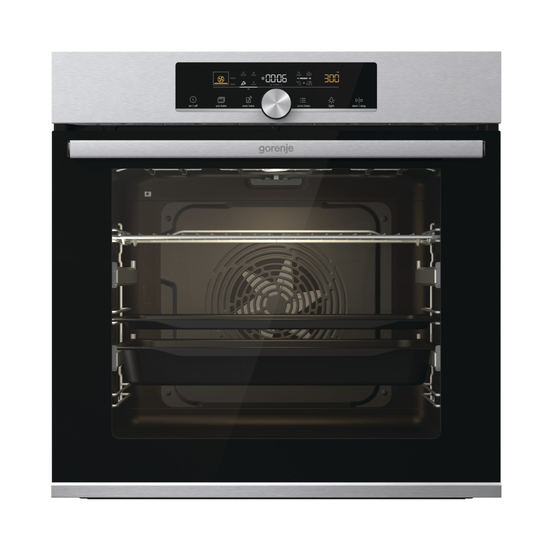 Gorenje Built in Electric Oven with Grill 60 cm 77 Liters Stainless Steel